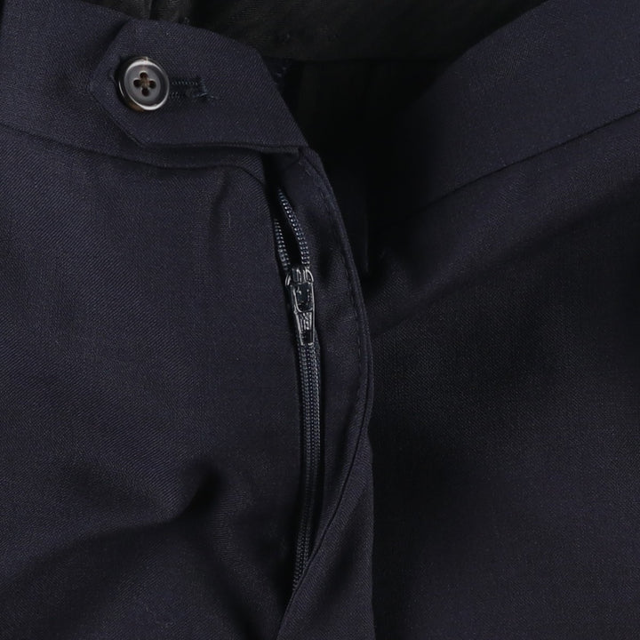 Ralph Lauren LAUREN TOTAL COMFORT wool pants slacks for men, W33 equivalent wool navy blue type Vintage Second Hand