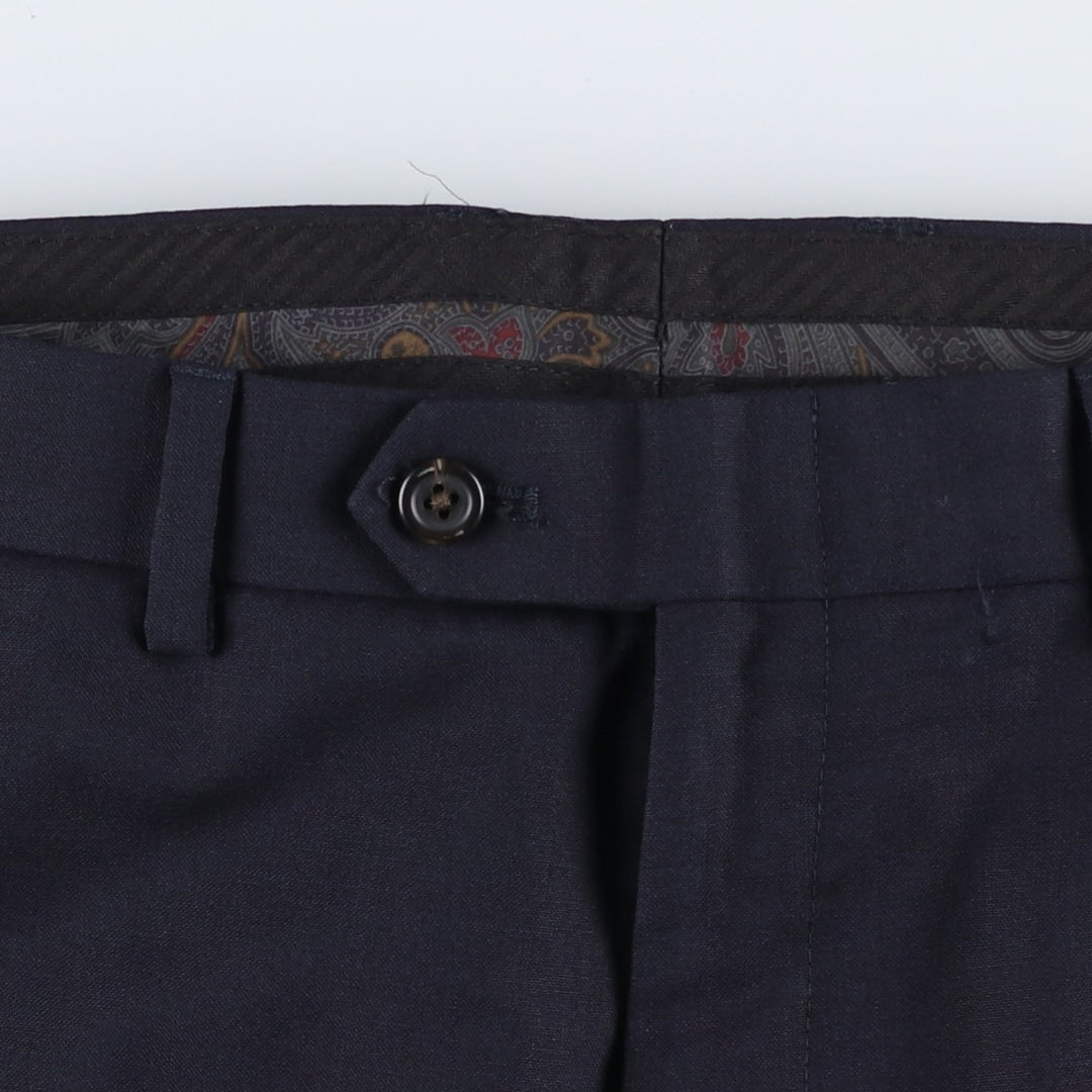Ralph Lauren LAUREN TOTAL COMFORT wool pants slacks for men, W33 equivalent wool navy blue type Vintage Second Hand
