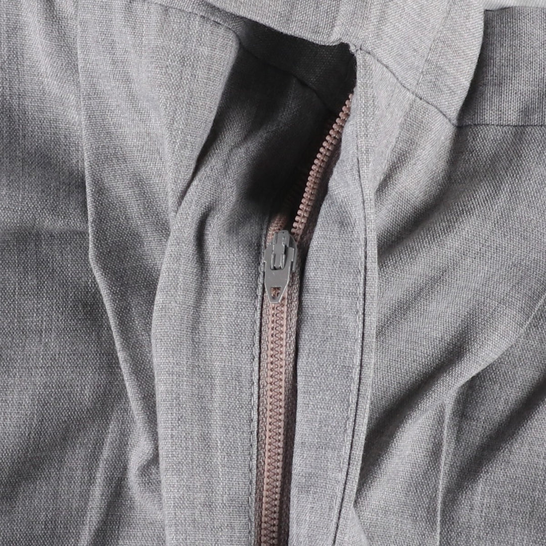 JOHN HENRY Two-Pleat Slacks Pants, Men's W34 (approx.), Vintage polyester gray type Vintage Second Hand