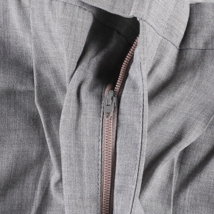 JOHN HENRY Two-Pleat Slacks Pants, Men's W34 (approx.), Vintage polyester gray type Vintage Second Hand