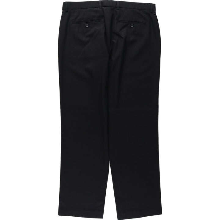 Calvin Klein Slacks Pants for Men, W35 polyester black type Vintage Second Hand