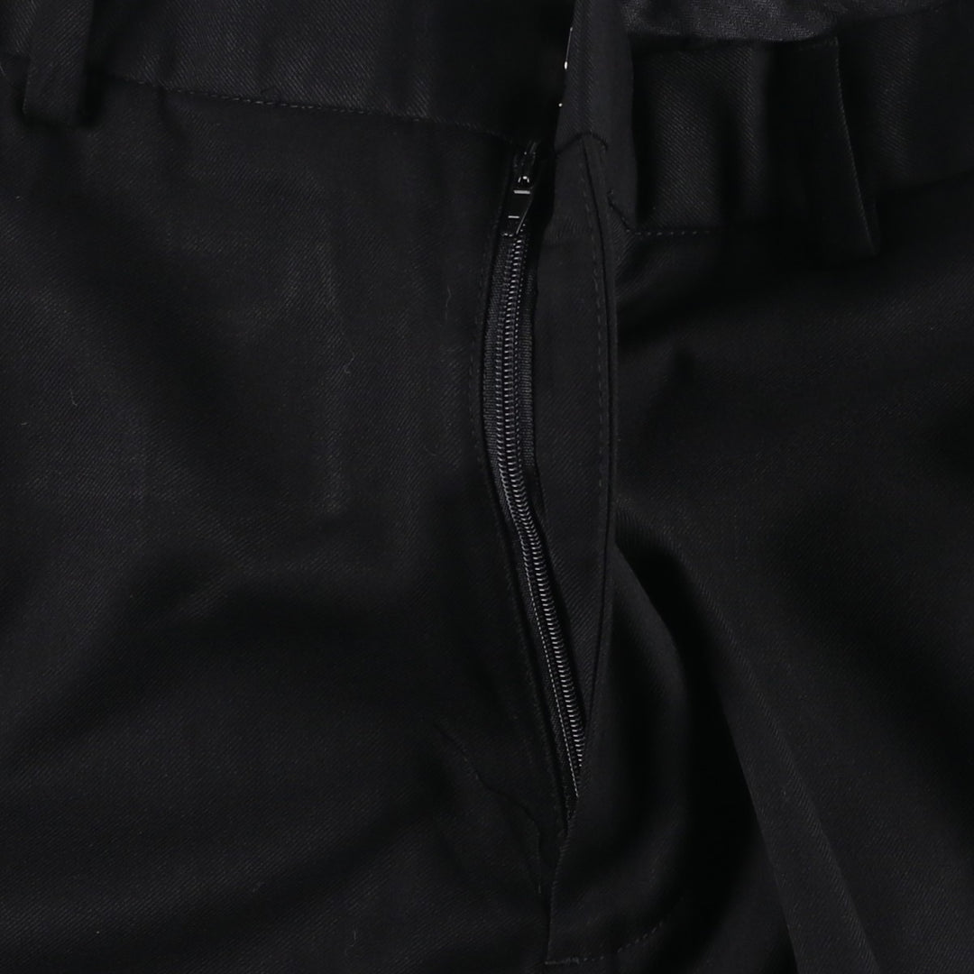 Calvin Klein Slacks Pants for Men, W35 polyester black type Vintage Second Hand