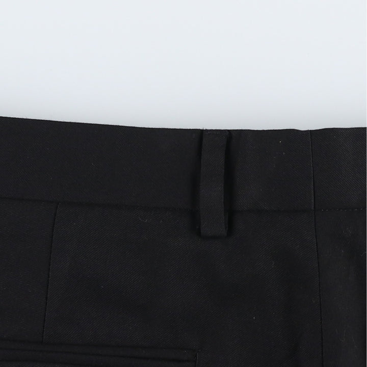 Calvin Klein Slacks Pants for Men, W35 polyester black type Vintage Second Hand