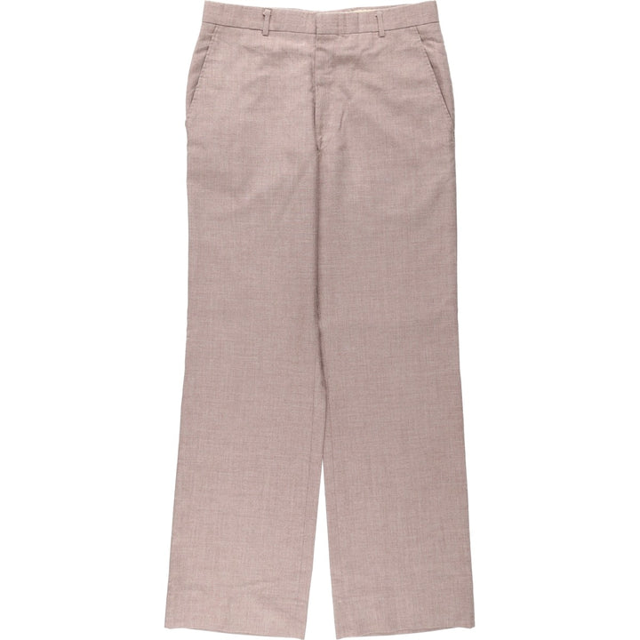 Vintage men's flare pants, size W31 unclear brown type Vintage Second Hand
