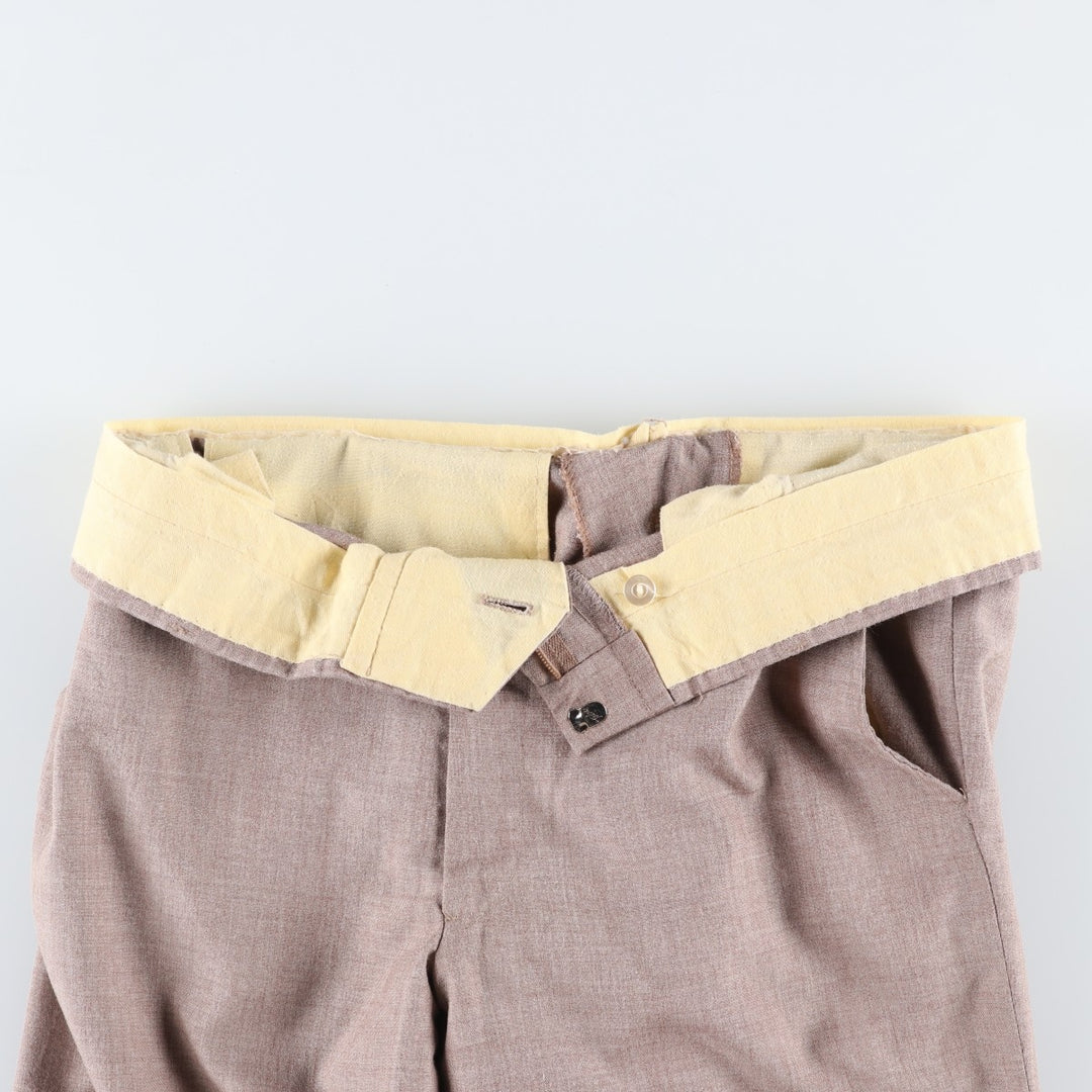 Vintage men's flare pants, size W31 unclear brown type Vintage Second Hand