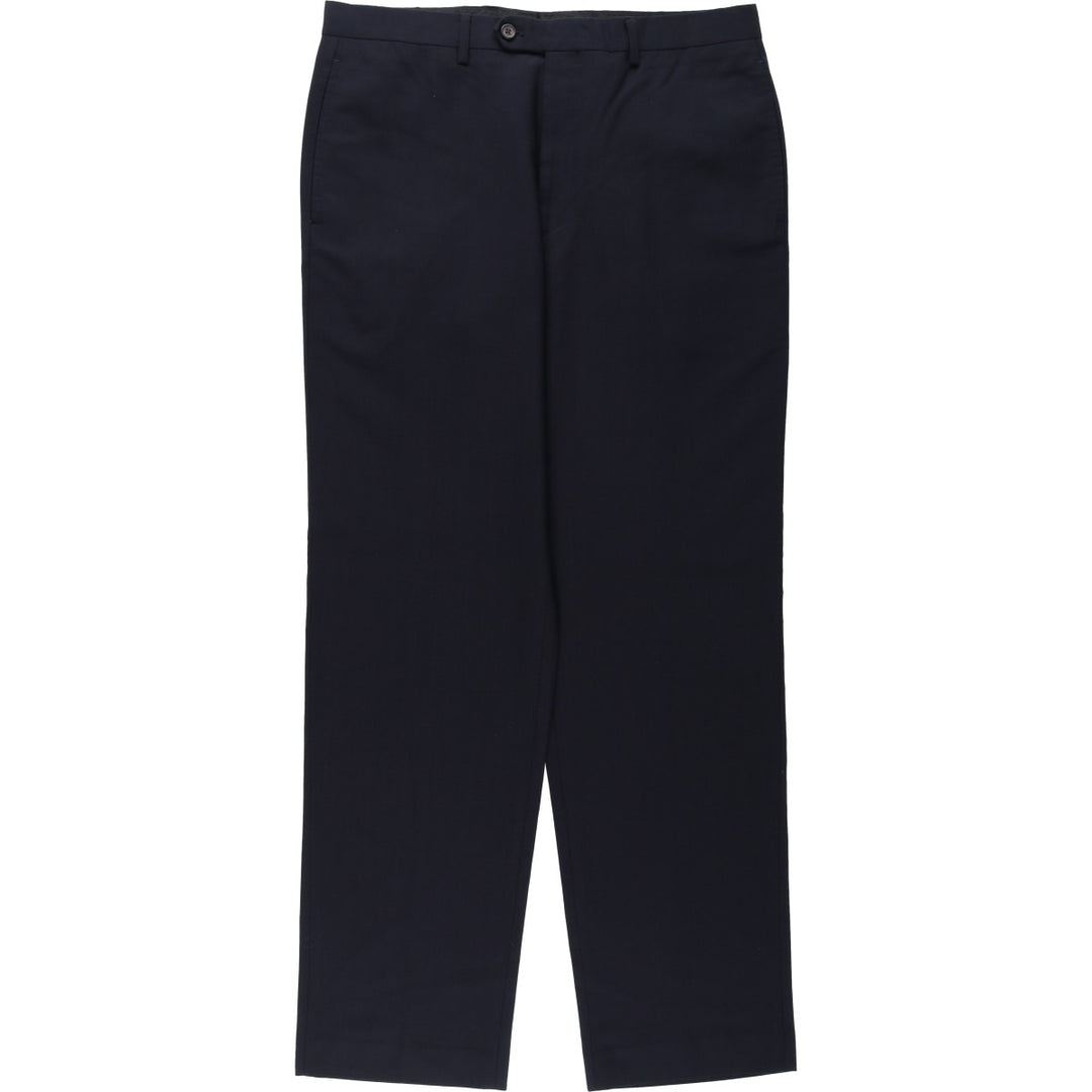 Ralph Lauren LAUREN Poly-Wool Pants/Slacks, Men's Size W34 (approx.) wool black type Vintage Second Hand