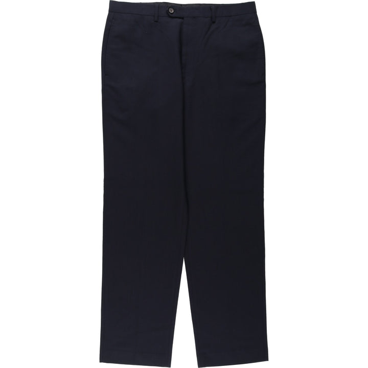Ralph Lauren LAUREN Poly-Wool Pants/Slacks, Men's Size W34 (approx.) wool black type Vintage Second Hand