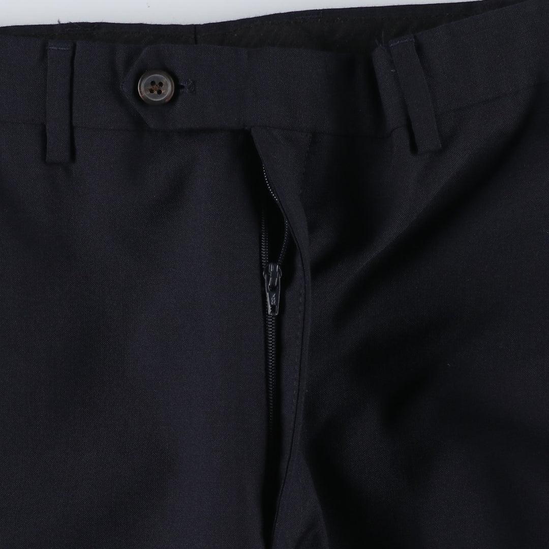 Ralph Lauren LAUREN Poly-Wool Pants/Slacks, Men's Size W34 (approx.) wool black type Vintage Second Hand