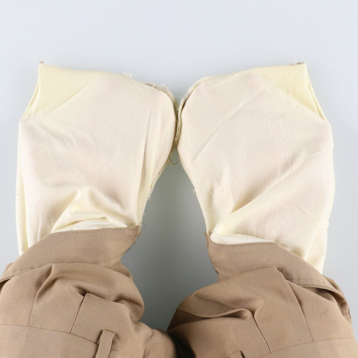 1980'S Jos.A.Bank Two-Pleat Slacks, Made in USA, Men's Size W33 (approx.), Vintage unclear Beige type Vintage Second Hand