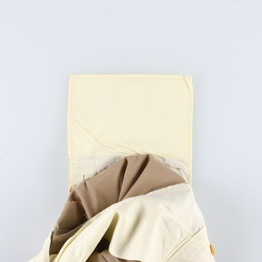 1980'S Jos.A.Bank Two-Pleat Slacks, Made in USA, Men's Size W33 (approx.), Vintage unclear Beige type Vintage Second Hand