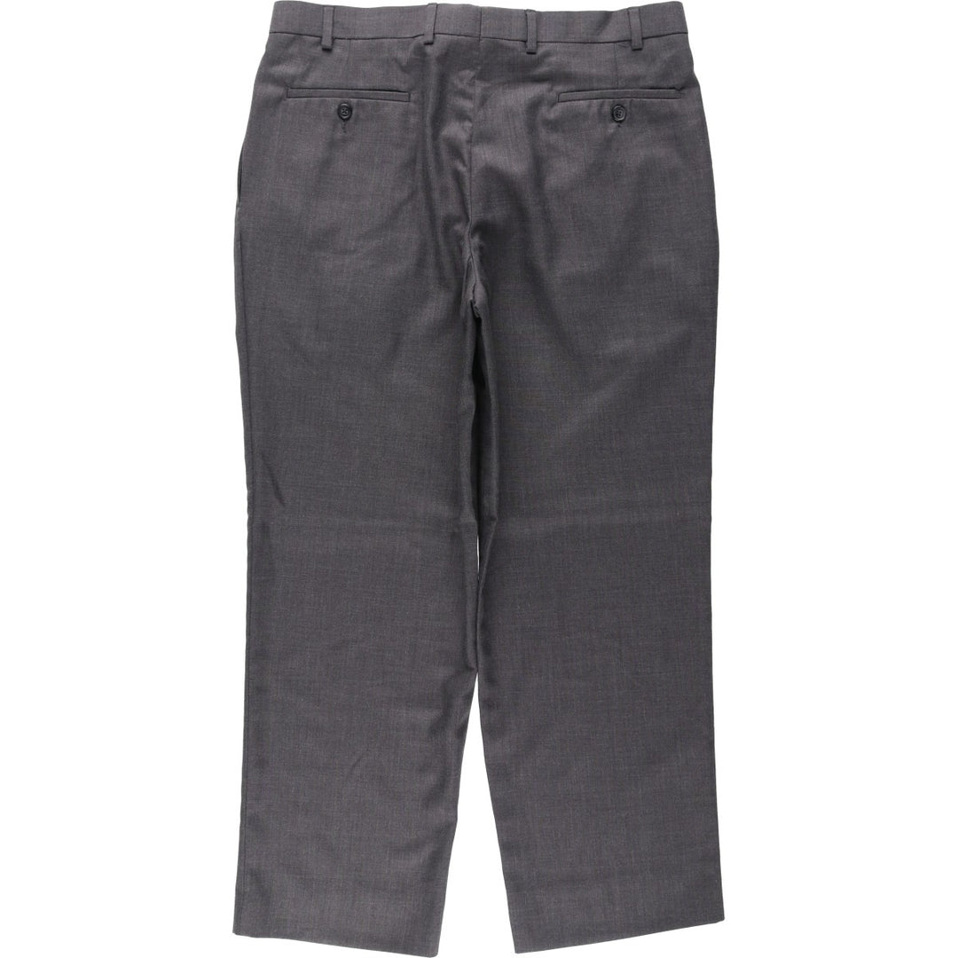 Ralph Lauren LAUREN Two-pleat slacks for men, size W36 (approx.) unclear gray type Vintage Second Hand