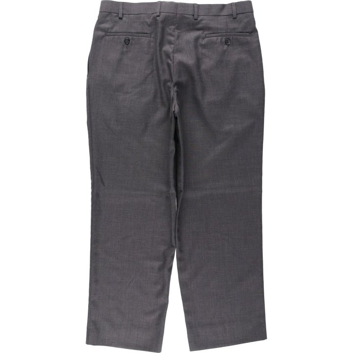 Ralph Lauren LAUREN Two-pleat slacks for men, size W36 (approx.) unclear gray type Vintage Second Hand