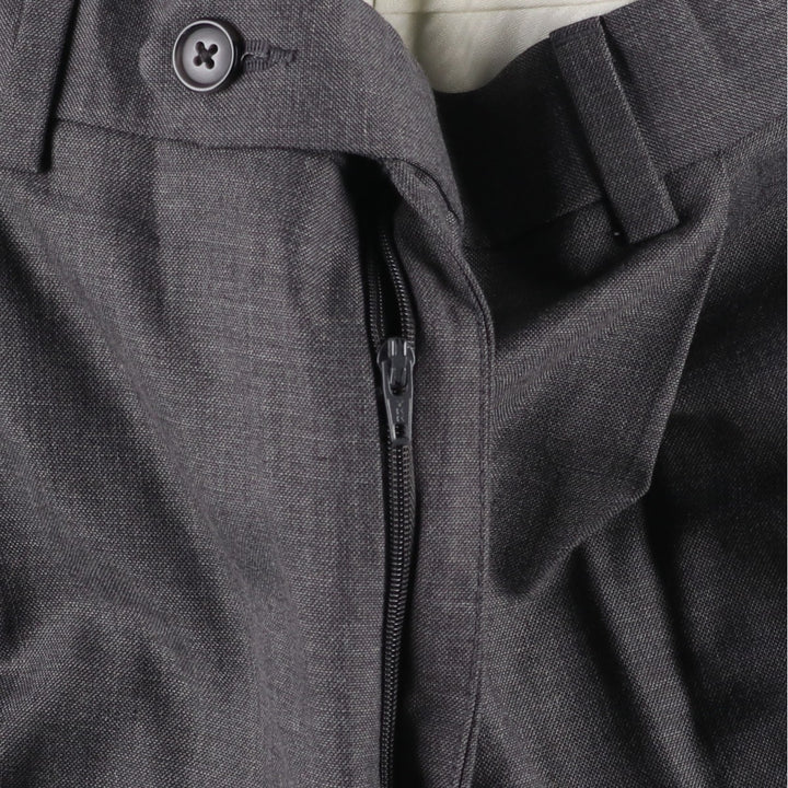 Ralph Lauren LAUREN Two-pleat slacks for men, size W36 (approx.) unclear gray type Vintage Second Hand