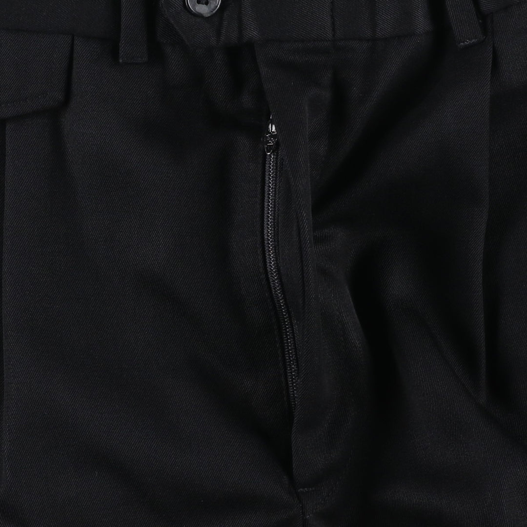 KUPPENHEIMER Premier Edition Two-Pleat Wool Trousers, Men's W32 (approx.), Vintage wool black type Vintage Second Hand