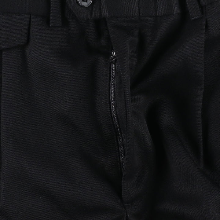 KUPPENHEIMER Premier Edition Two-Pleat Wool Trousers, Men's W32 (approx.), Vintage wool black type Vintage Second Hand