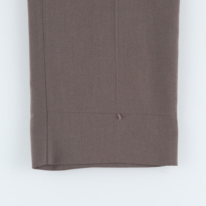 HAGGAR Men's Slacks Pants, Size W31 (approx.), Vintage polyester brown type Vintage Second Hand