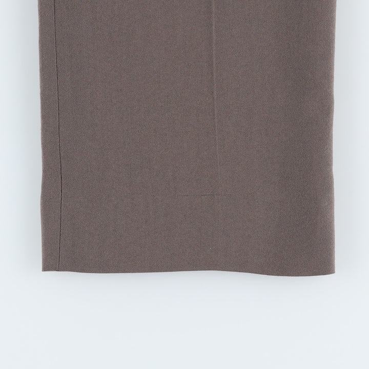HAGGAR Men's Slacks Pants, Size W31 (approx.), Vintage polyester brown type Vintage Second Hand