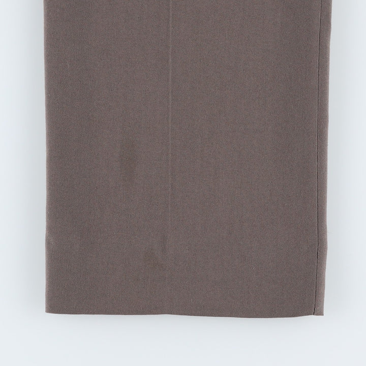 HAGGAR Men's Slacks Pants, Size W31 (approx.), Vintage polyester brown type Vintage Second Hand