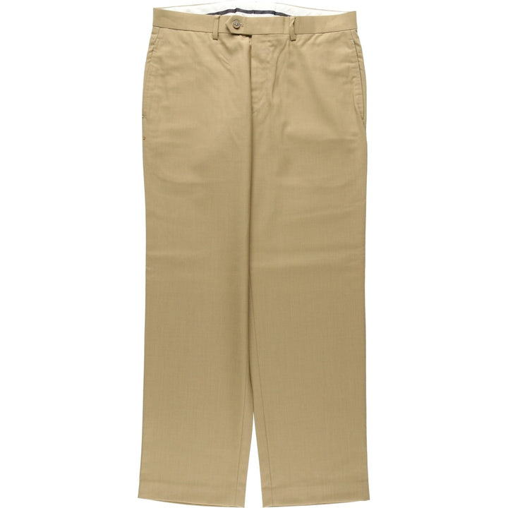 Ralph Lauren LAUREN Wool pants, slacks, men's, W34 equivalent wool Beige type Vintage Second Hand