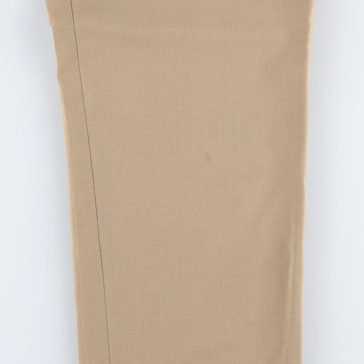Ralph Lauren LAUREN Two-pleat wool trousers, men's size W35 (approx.) wool Beige type Vintage Second Hand