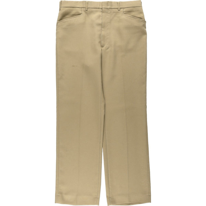 80'S Hagger slacks, made in USA, men's size W35 (approx.), vintage. unclear Beige type Vintage Second Hand