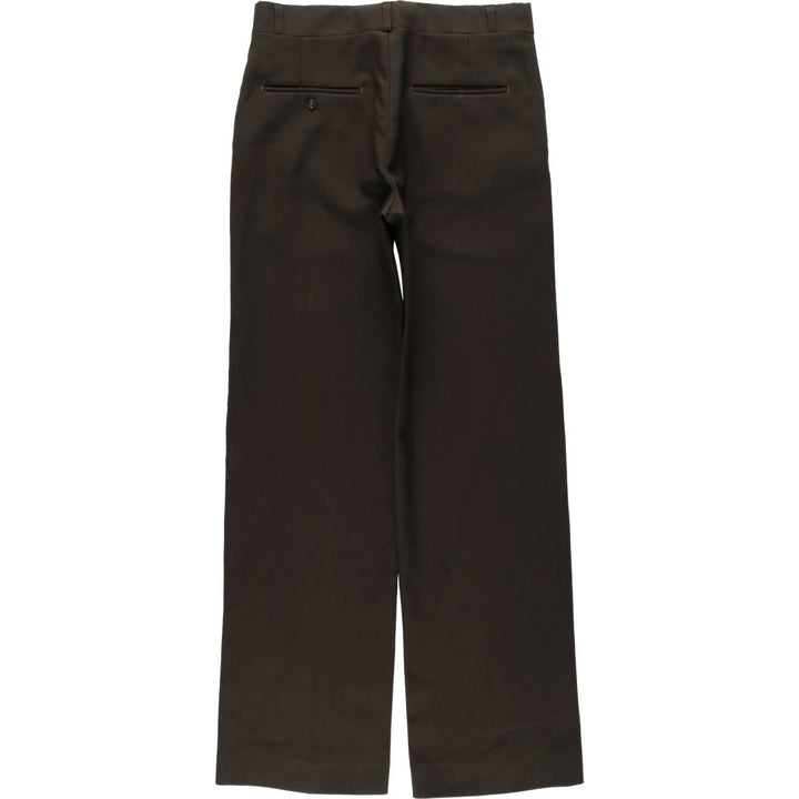 Haggar Body Work Slacks Pants, Made in USA, Men's W30 (approx.), Vintage unclear walnut Vintage Second Hand