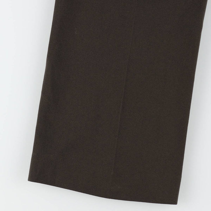 Haggar Body Work Slacks Pants, Made in USA, Men's W30 (approx.), Vintage unclear walnut Vintage Second Hand