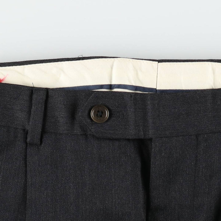 Brooks Brothers 1818 Madison Two-Pleat Wool Trousers, Men's Size W34 (approx.) wool Charcoal Vintage Second Hand