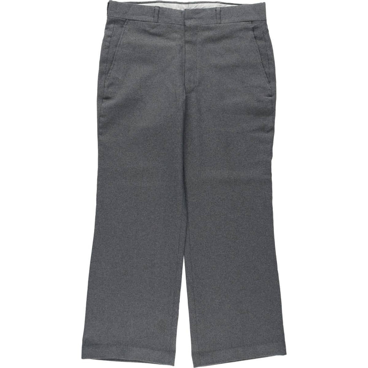 Sears THE CLASSIC COLLECTION Men's Slacks Pants, Size W34 (approx.), Vintage unclear gray type Vintage Second Hand