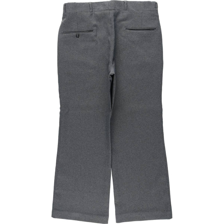 Sears THE CLASSIC COLLECTION Men's Slacks Pants, Size W34 (approx.), Vintage unclear gray type Vintage Second Hand
