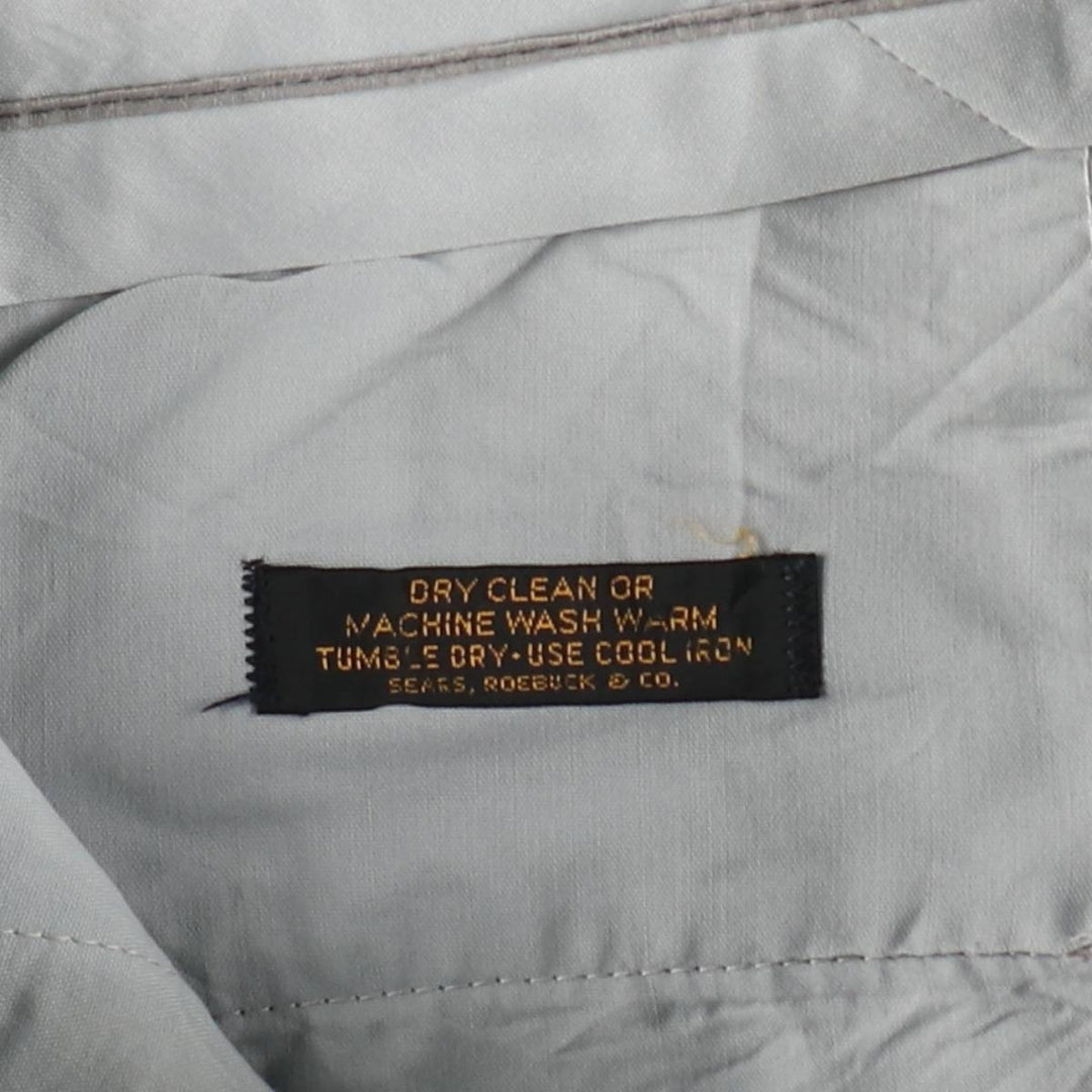 Sears THE CLASSIC COLLECTION Men's Slacks Pants, Size W34 (approx.), Vintage unclear gray type Vintage Second Hand