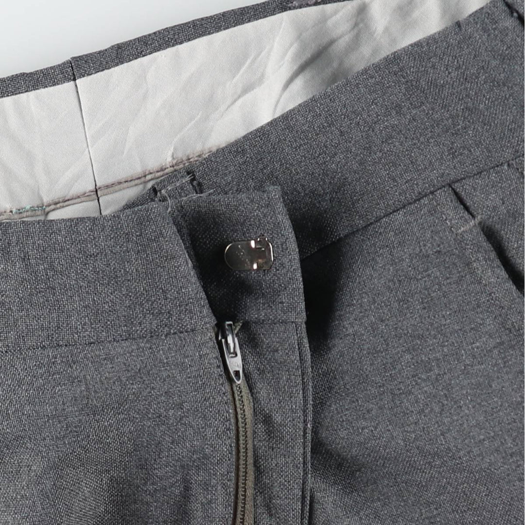 Sears THE CLASSIC COLLECTION Men's Slacks Pants, Size W34 (approx.), Vintage unclear gray type Vintage Second Hand