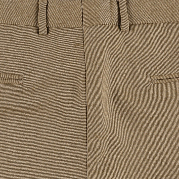 Brooks Brothers two-pleat wool trousers, made in Canada, men's size W36 (approx.). wool beige type brown Vintage Second Hand