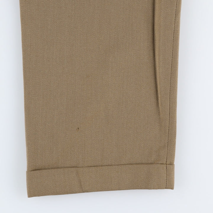 Brooks Brothers two-pleat wool trousers, made in Canada, men's size W36 (approx.). wool beige type brown Vintage Second Hand