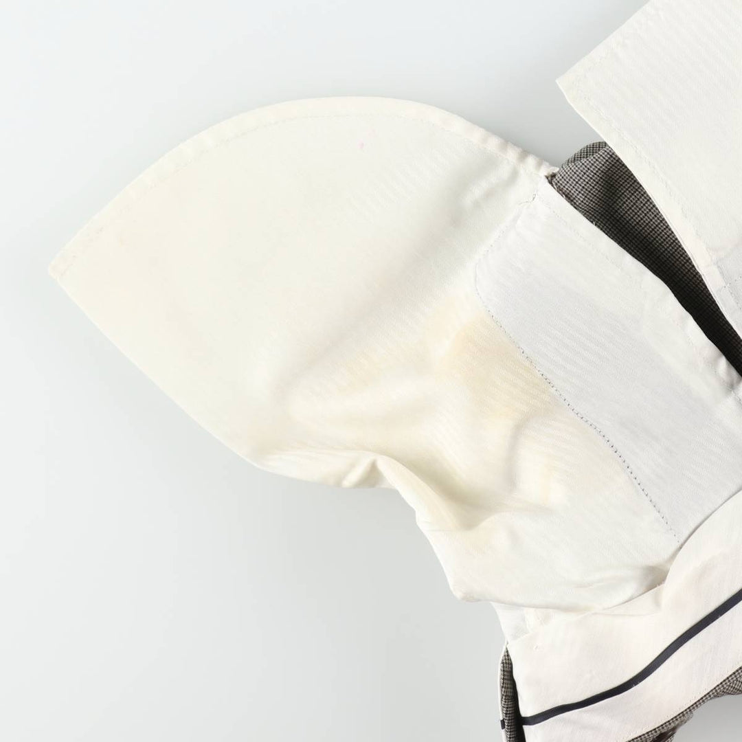 Ralph Lauren RALPH Check Pattern Slacks Pants Men's W33 (approx.) polyester Khaki type beige Vintage Second Hand