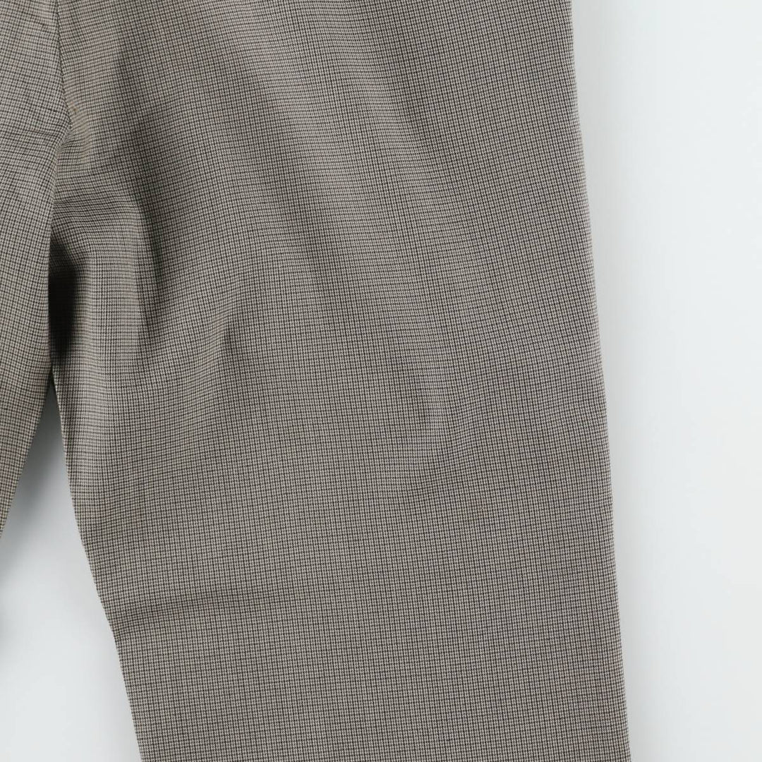 Ralph Lauren RALPH Check Pattern Slacks Pants Men's W33 (approx.) polyester Khaki type beige Vintage Second Hand