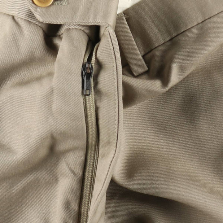 Brooks Brothers 346 Wool Pants, Men's Size W37 (approx.) wool Khaki type beige Vintage Second Hand