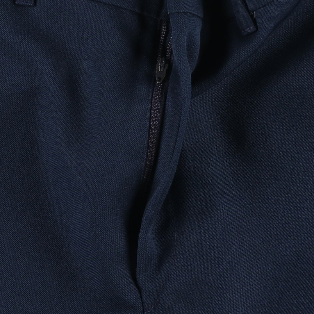 70s-80'S McGREGOR slacks pants, men's size W34 (approx.), vintage. unclear navy blue type Vintage Second Hand