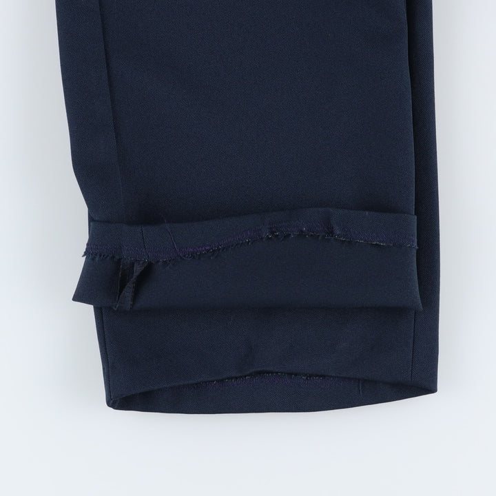 70s-80'S McGREGOR slacks pants, men's size W34 (approx.), vintage. unclear navy blue type Vintage Second Hand