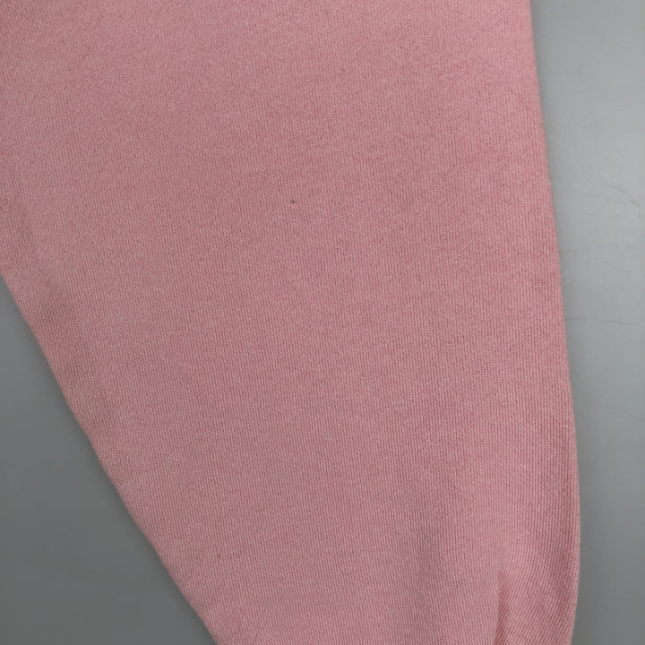 1980'S Hanes Blue Tag Printed Sweatshirt, Made in USA, Women's Size L (Equivalent), Vintage cotton pink type Vintage Second Hand