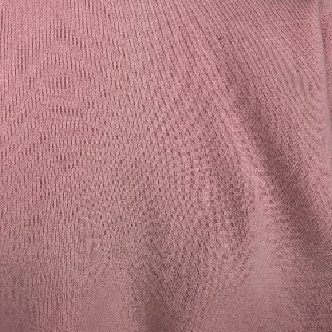 1980'S Hanes Blue Tag Printed Sweatshirt, Made in USA, Women's Size L (Equivalent), Vintage cotton pink type Vintage Second Hand