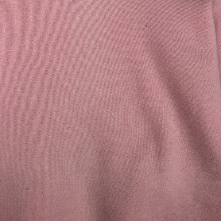 1980'S Hanes Blue Tag Printed Sweatshirt, Made in USA, Women's Size L (Equivalent), Vintage cotton pink type Vintage Second Hand
