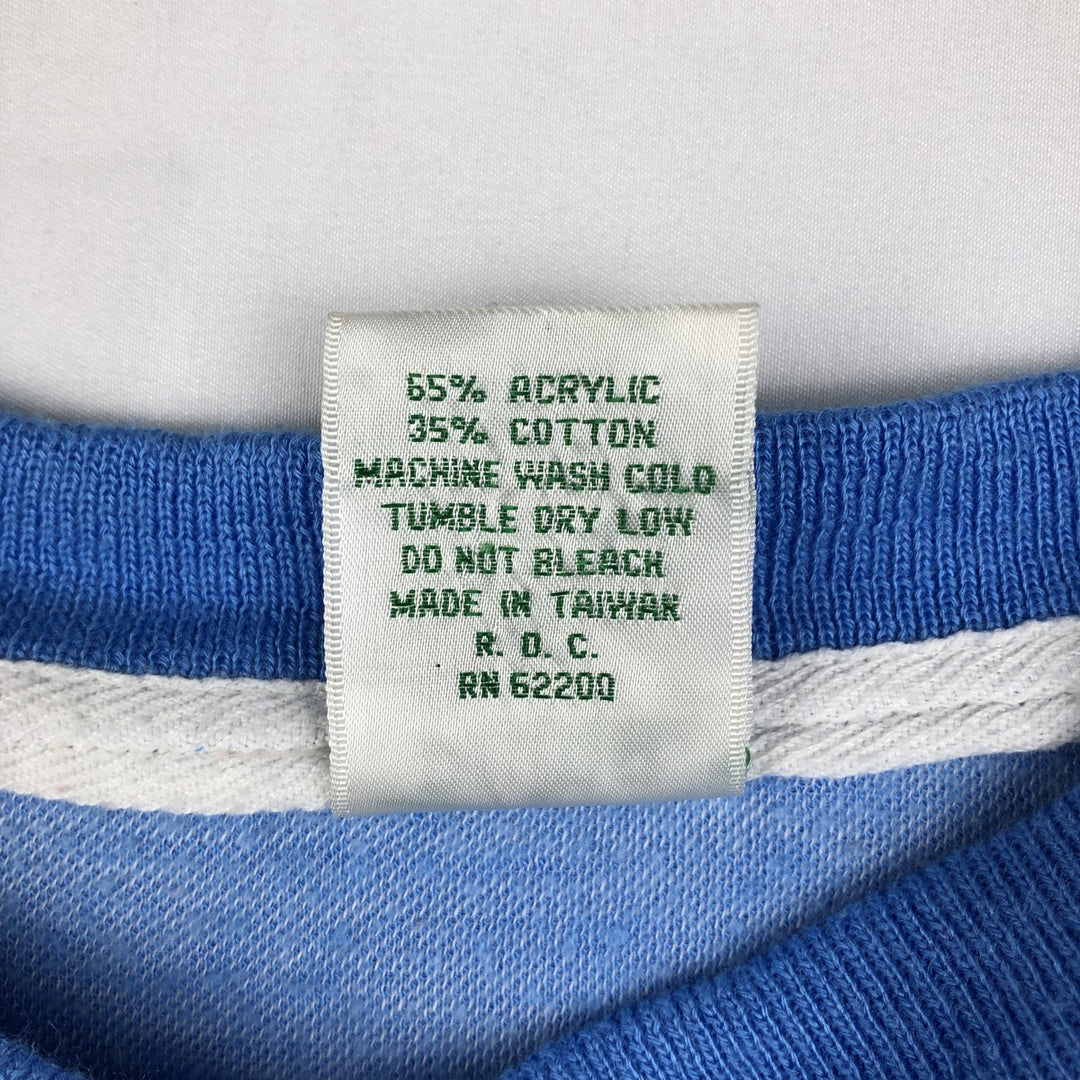 80s-90'S Puma Logo Sweatshirt, Women's Size M (approx.), Vintage acrylic Blue type light blue Vintage Second Hand