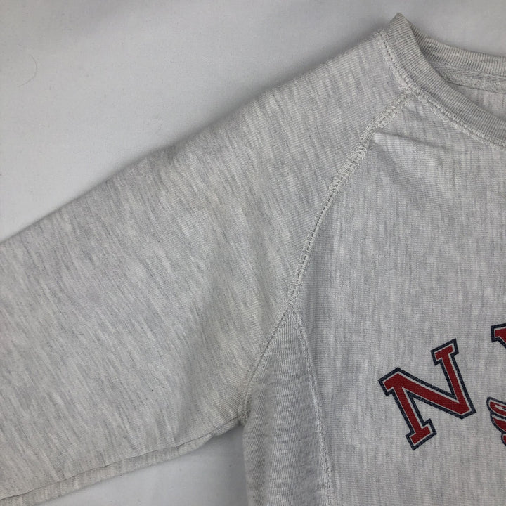 Champion Reverse Weave Wingfoot Print Sweatshirt (Women's Size M, equivalent to 2000s) unclear gray type Vintage Second Hand