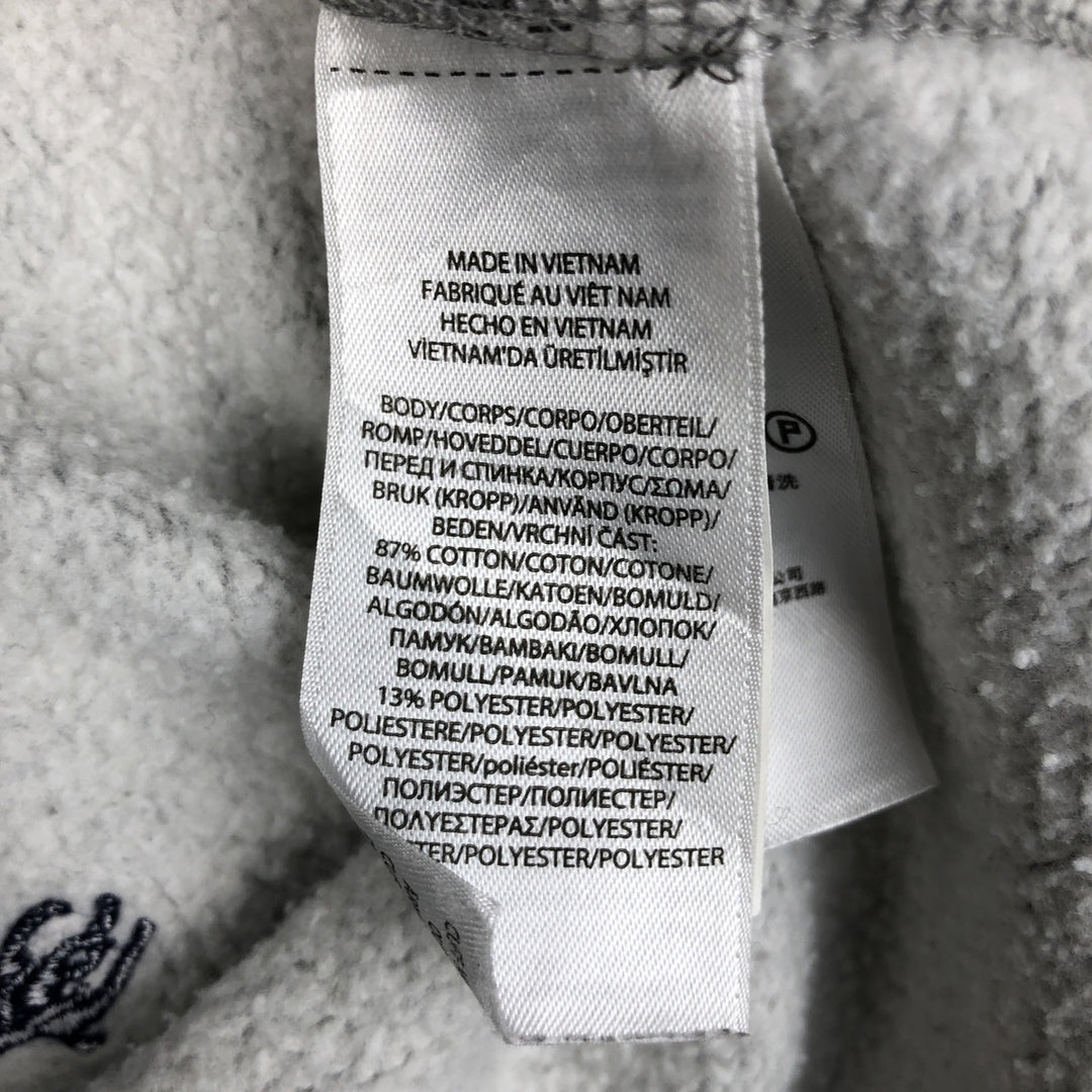 Ralph Lauren PINKPONY all-over print sweatshirt pullover hoodie, women's size L (approx.) cotton gray type Vintage Second Hand