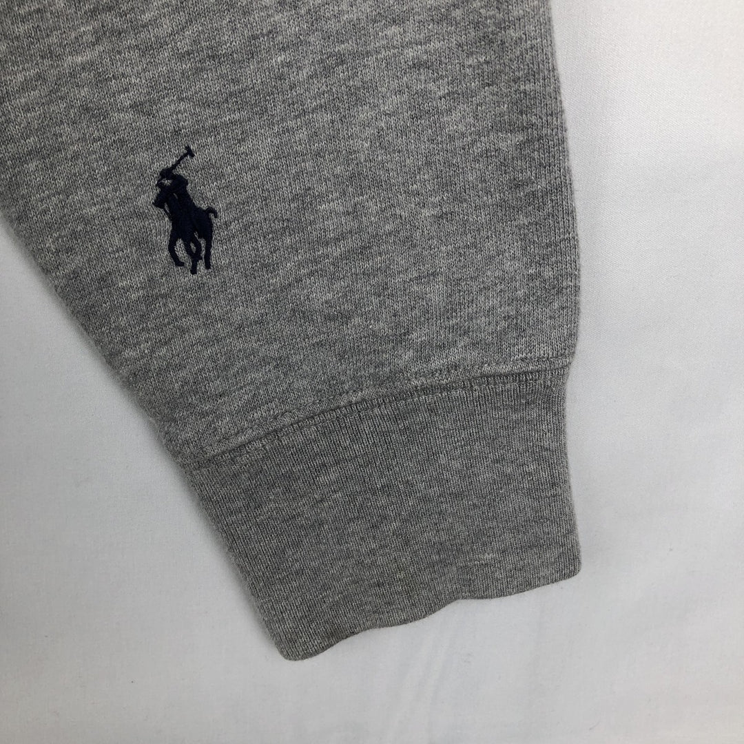Ralph Lauren PINKPONY all-over print sweatshirt pullover hoodie, women's size L (approx.) cotton gray type Vintage Second Hand
