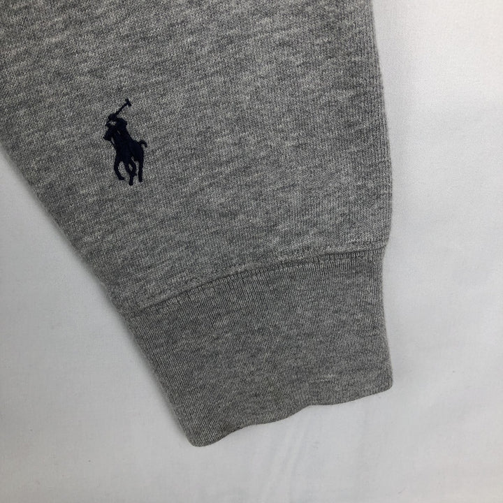 Ralph Lauren PINKPONY all-over print sweatshirt pullover hoodie, women's size L (approx.) cotton gray type Vintage Second Hand