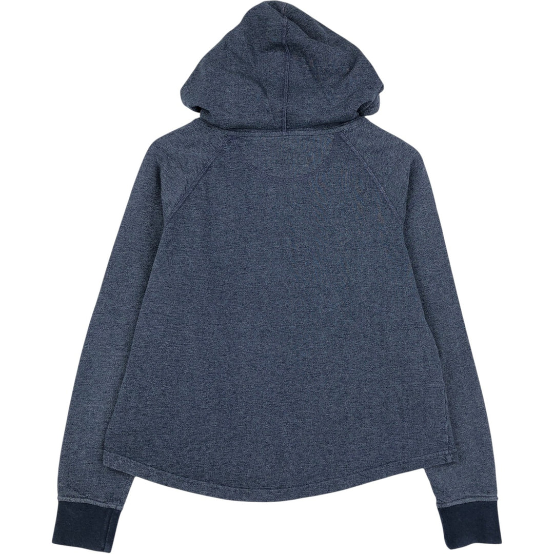 Patagonia Ahnya Pullover 54700FA14 Half-Snap Sweatshirt Half-Button Hoodie (Women's Size M) cotton navy blue type Vintage Second Hand