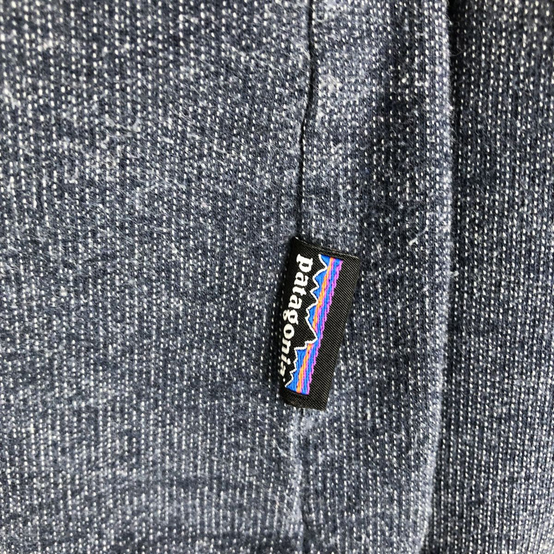 Patagonia Ahnya Pullover 54700FA14 Half-Snap Sweatshirt Half-Button Hoodie (Women's Size M) cotton navy blue type Vintage Second Hand