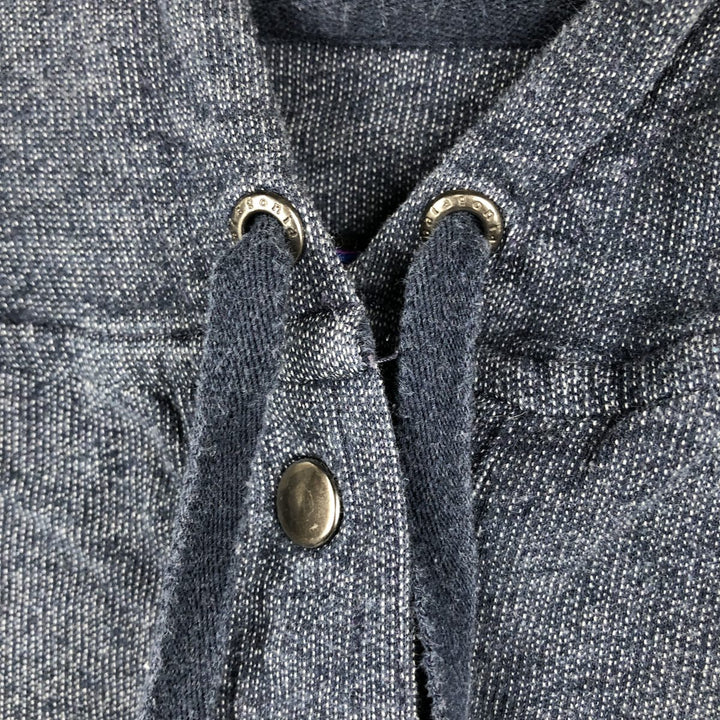 Patagonia Ahnya Pullover 54700FA14 Half-Snap Sweatshirt Half-Button Hoodie (Women's Size M) cotton navy blue type Vintage Second Hand
